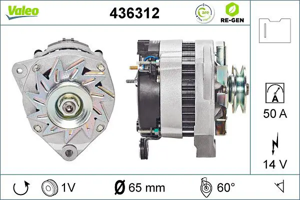 Handler.Part Alternator Valeo 436312 1