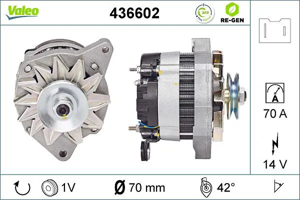 Handler.Part Alternator Valeo 436602 1