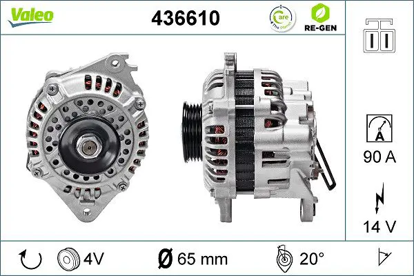 Handler.Part Alternator Valeo 436610 1