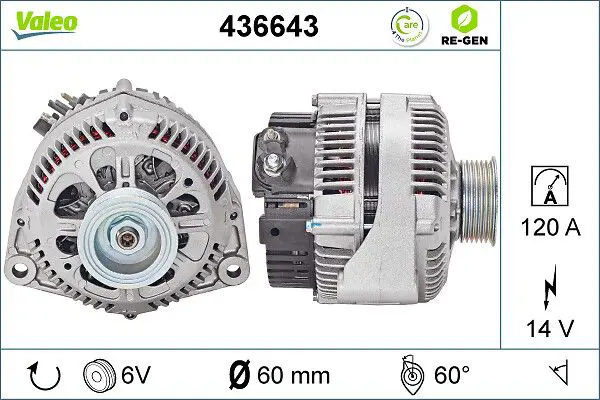 Handler.Part Alternator Valeo 436643 1