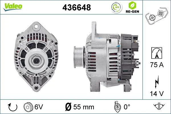 Handler.Part Alternator Valeo 436648 1