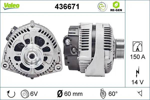 Handler.Part Alternator Valeo 436671 1