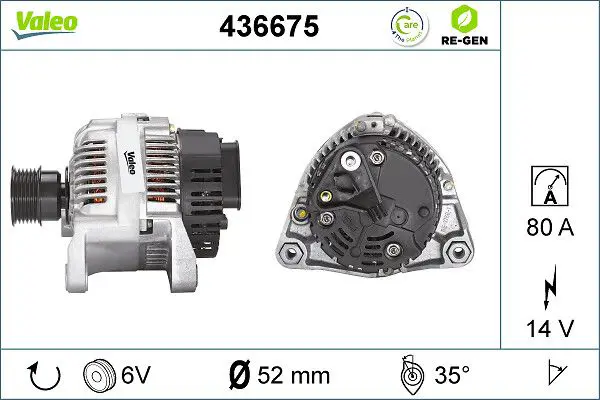 Handler.Part Alternator Valeo 436675 1