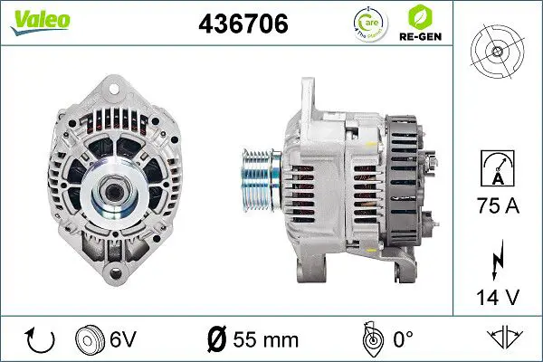 Handler.Part Alternator Valeo 436706 1