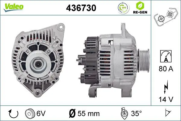 Handler.Part Alternator Valeo 436730 1