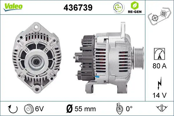 Handler.Part Alternator Valeo 436739 1