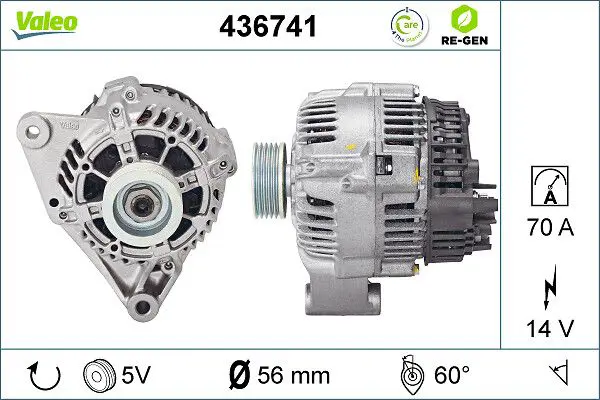 Handler.Part Alternator Valeo 436741 1