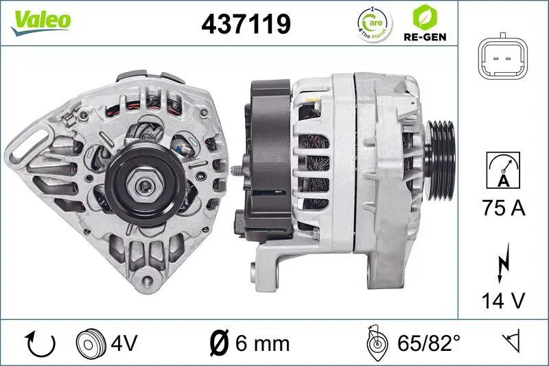 Handler.Part Alternator Valeo 437119 1