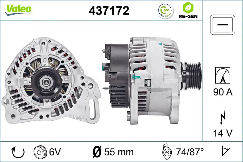 Handler.Part Alternator Valeo 437172 1