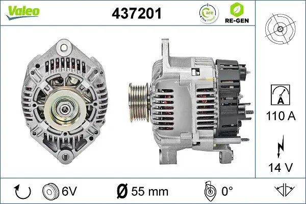 Handler.Part Alternator Valeo 437201 1