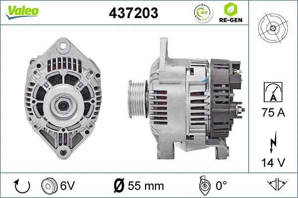 Handler.Part Alternator Valeo 437203 1