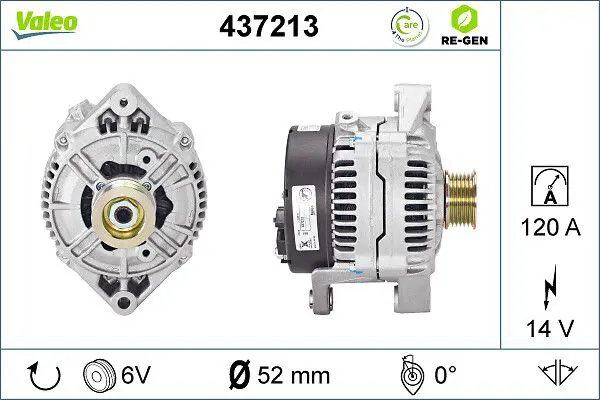 Handler.Part Alternator Valeo 437213 1