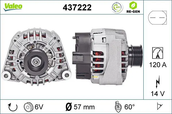 Handler.Part Alternator Valeo 437222 1