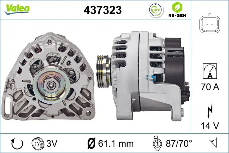 Handler.Part Alternator Valeo 437323 1