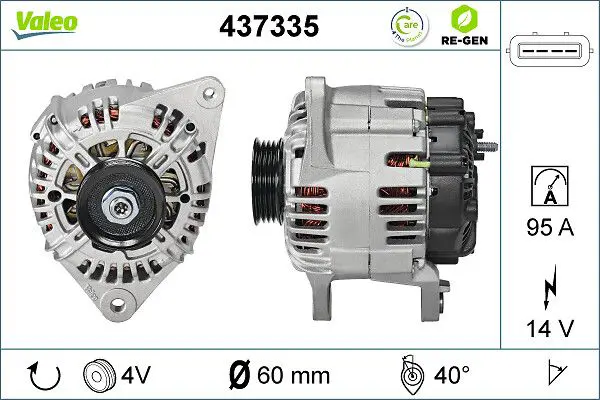 Handler.Part Alternator Valeo 437335 1