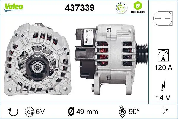 Handler.Part Alternator Valeo 437339 1