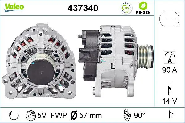 Handler.Part Alternator Valeo 437340 1