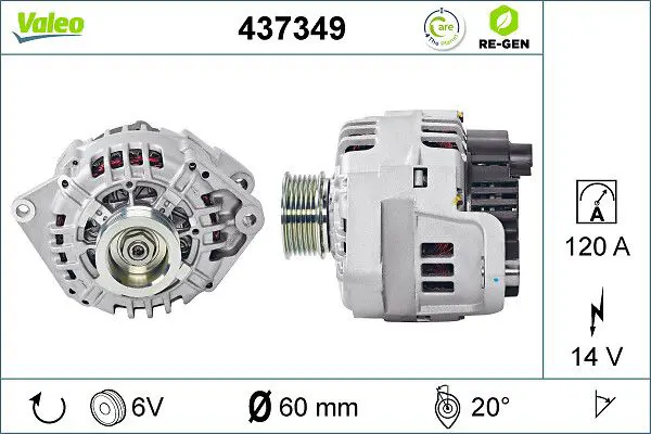 Handler.Part Alternator Valeo 437349 1