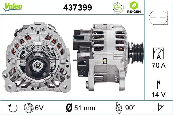 Handler.Part Alternator Valeo 437399 1