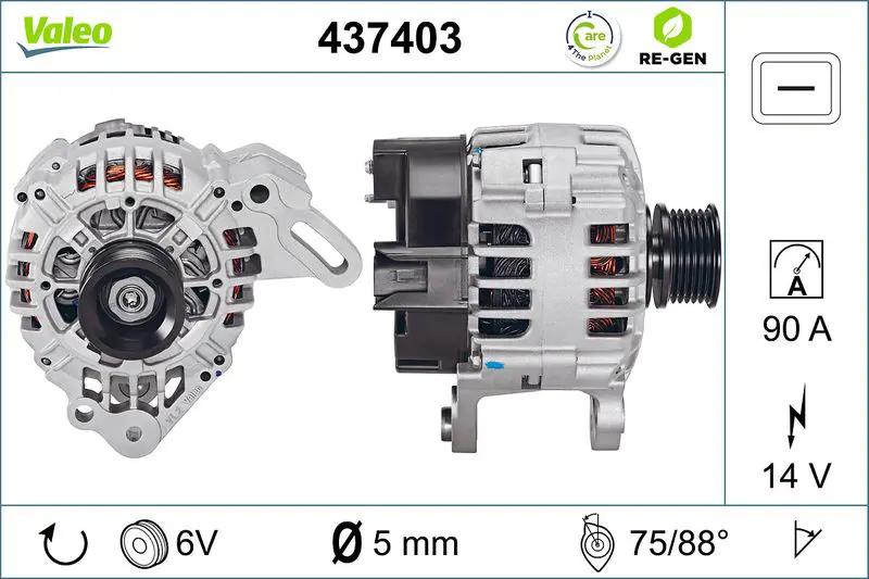 Handler.Part Alternator Valeo 437403 1