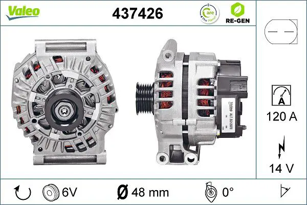 Handler.Part Alternator Valeo 437426 1