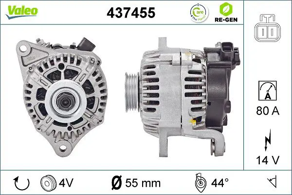 Handler.Part Alternator Valeo 437455 1