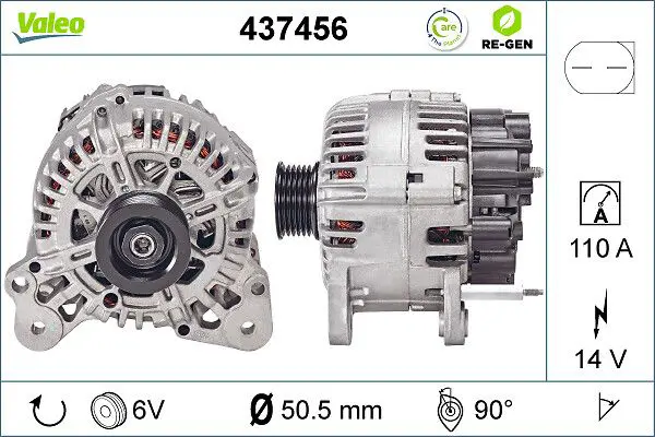 Handler.Part Alternator Valeo 437456 1