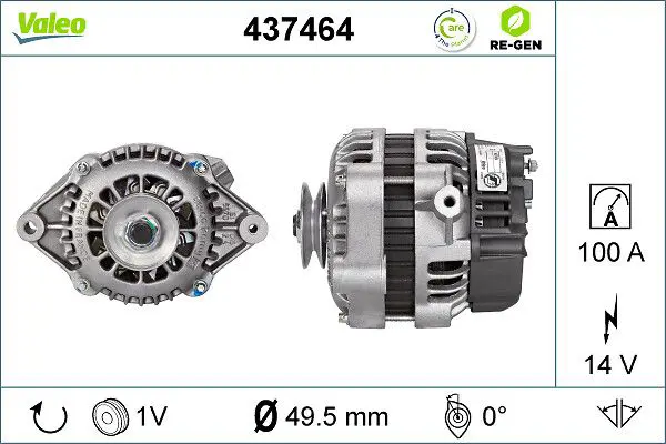 Handler.Part Alternator Valeo 437464 1