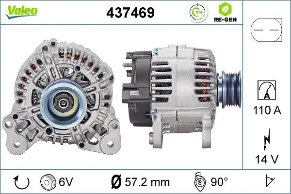 Handler.Part Alternator Valeo 437469 1