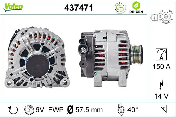 Handler.Part Alternator Valeo 437471 1