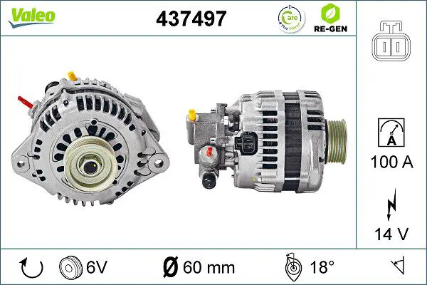 Handler.Part Alternator Valeo 437497 1