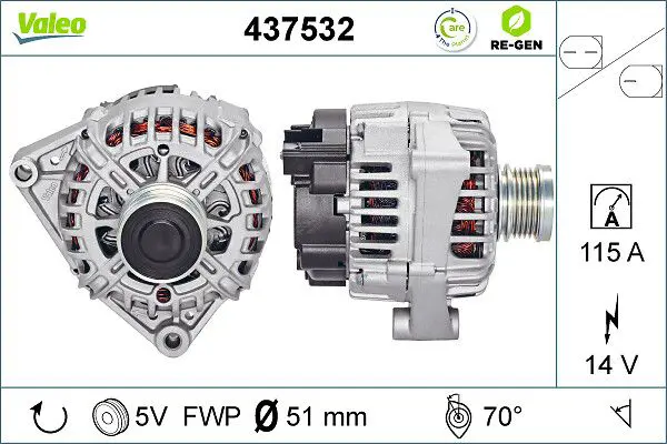 Handler.Part Alternator Valeo 437532 1