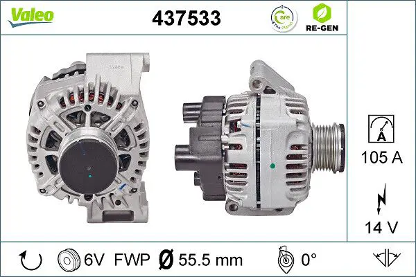 Handler.Part Alternator Valeo 437533 1