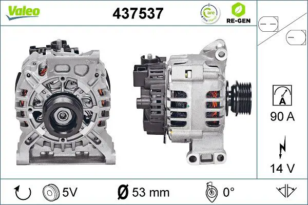 Handler.Part Alternator Valeo 437537 1