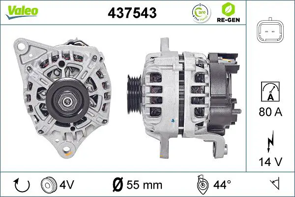 Handler.Part Alternator Valeo 437543 1