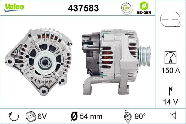 Handler.Part Alternator Valeo 437583 1