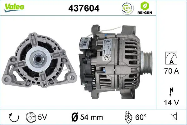 Handler.Part Alternator Valeo 437604 1