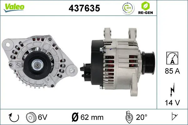 Handler.Part Alternator Valeo 437635 1