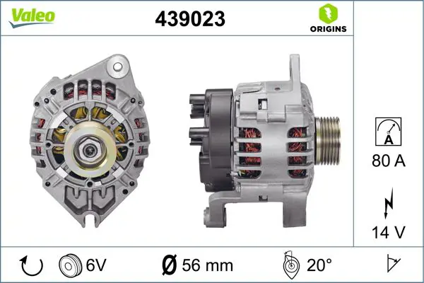 Handler.Part Alternator Valeo 439023 1