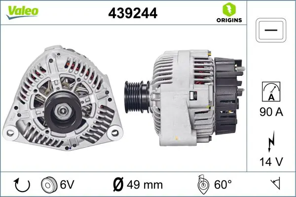 Handler.Part Alternator Valeo 439244 1