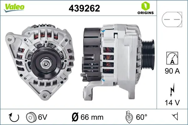 Handler.Part Alternator Valeo 439262 1