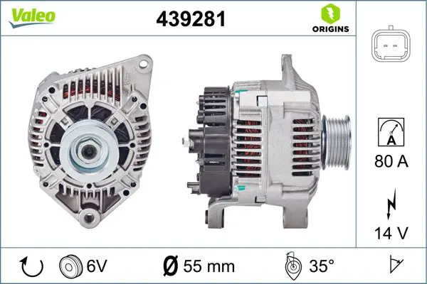 Handler.Part Alternator Valeo 439281 1