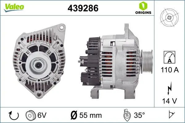 Handler.Part Alternator Valeo 439286 1