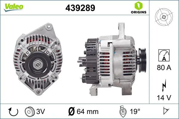 Handler.Part Alternator Valeo 439289 1