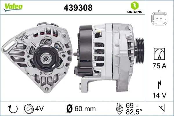 Handler.Part Alternator Valeo 439308 1