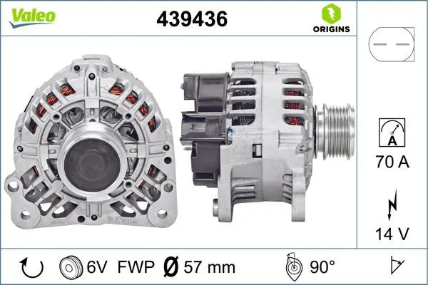 Handler.Part Alternator Valeo 439436 1