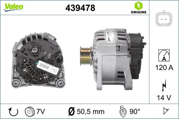 Handler.Part Alternator Valeo 439478 1