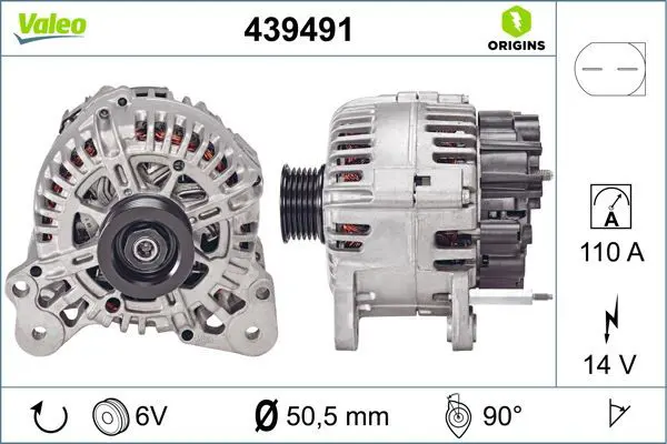 Handler.Part Alternator Valeo 439491 1