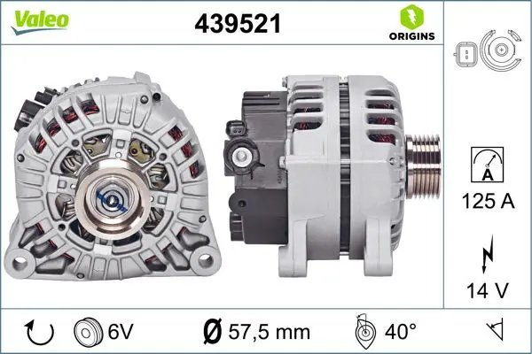 Handler.Part Alternator Valeo 439521 1