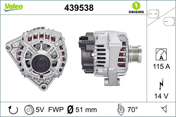 Handler.Part Alternator Valeo 439538 1